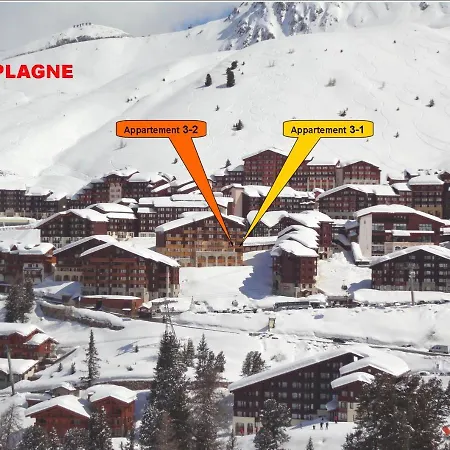 Apartment A Avec Balcon & Vue La Plagne-Tarentaise